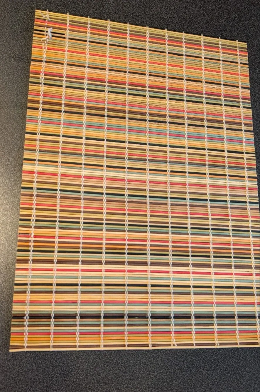 (12) placemats and (2) 6' table runners